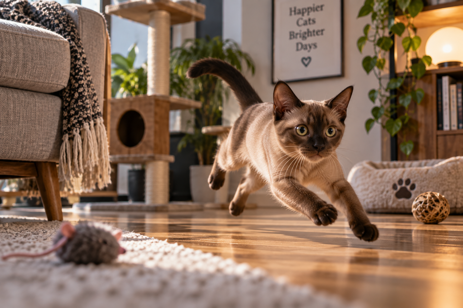 Your Cat Was Sleeping Five Minutes Ago—So Why Is It Suddenly Sprinting Through the House at Full Speed?