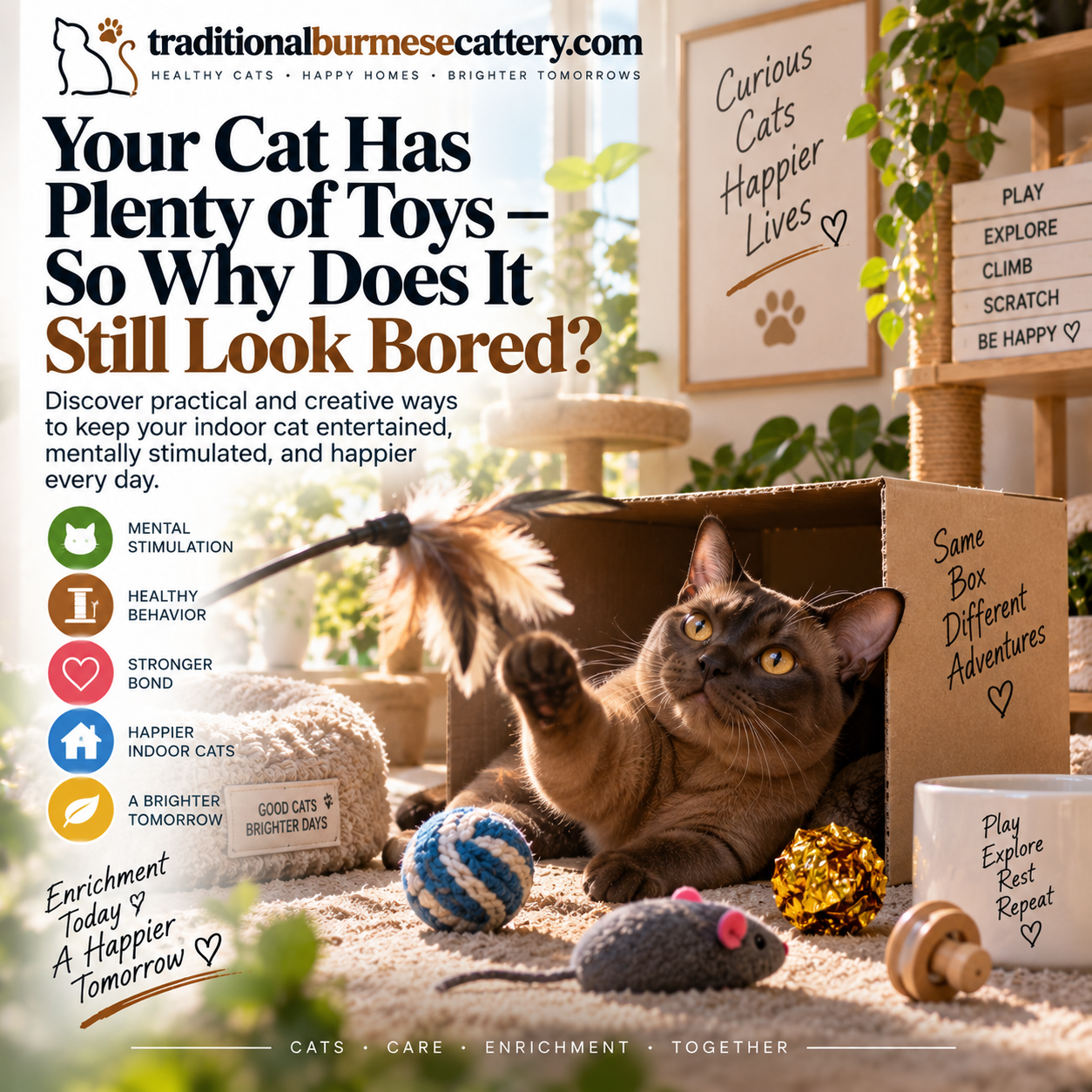 Your Cat Has Plenty of Toys—So Why Does It Still Look Bored?